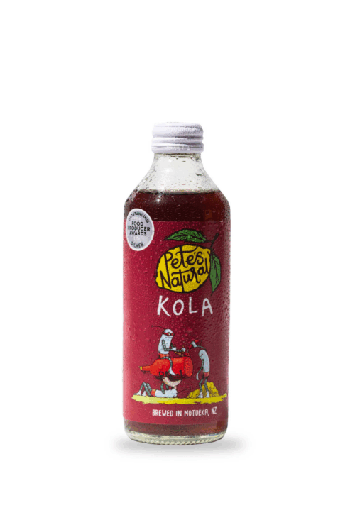 Pete’s Natural Kola glass bottle natural cola soda