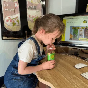 Drinking petes natural feijoa sodas