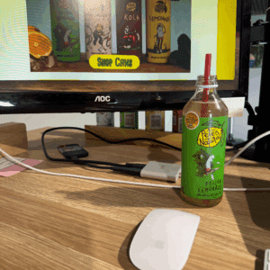 pete's Natural feijoa soda with sustainable vege straw